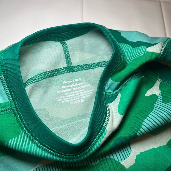 Hanna Andersson Boys Size 8 Green Camouflage print Tank Top - Picture 4 of 7